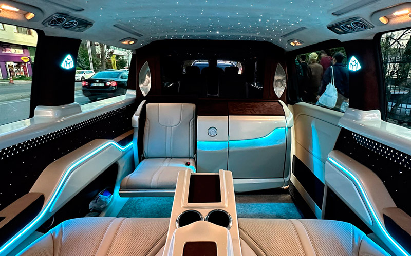 vip airport transfer interior design