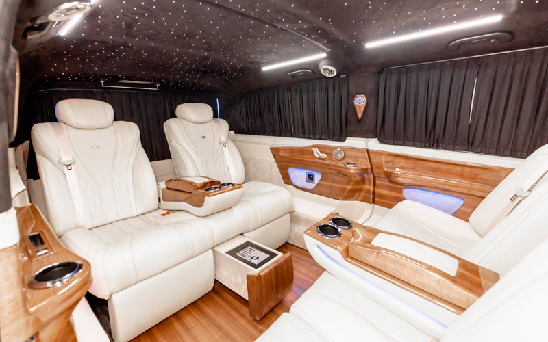 hourly vito rental with driver